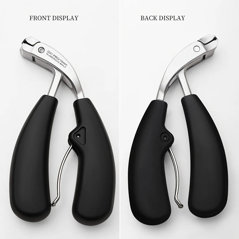 G31 Ergonomic Nail Clippers With Long Handle, Stainless Steel - Euroselle