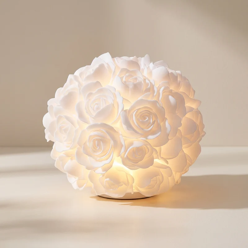 Euroselle Resin Metal Floor Lamp With Soft Gold Finish LED Compatible