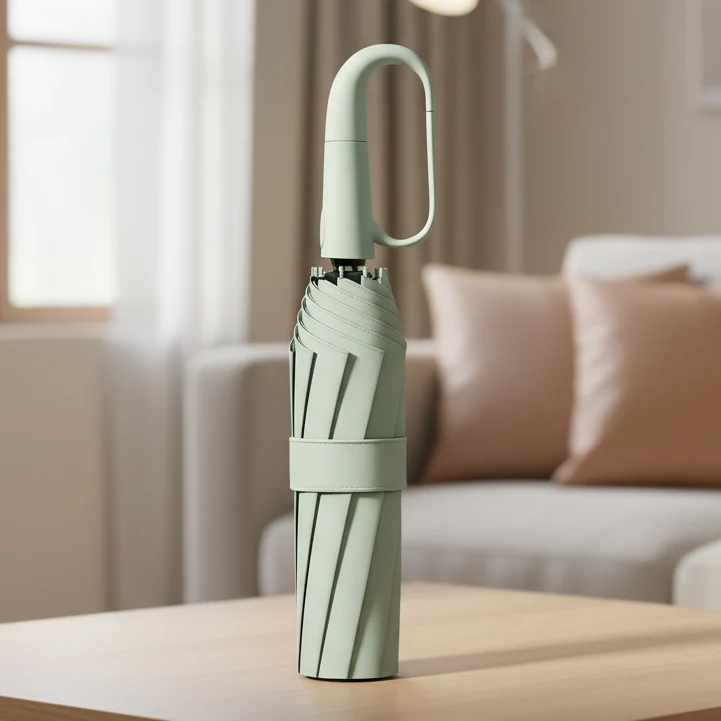 Euroselle Compact Automatic Umbrella For Wind And Rain Protection