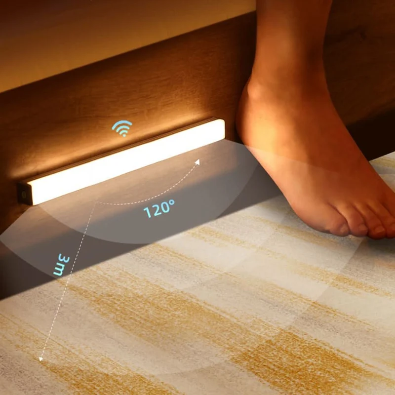 Euroselle Wireless LED Motion Sensor Light With USB And AAA Power And Flexible Sizing