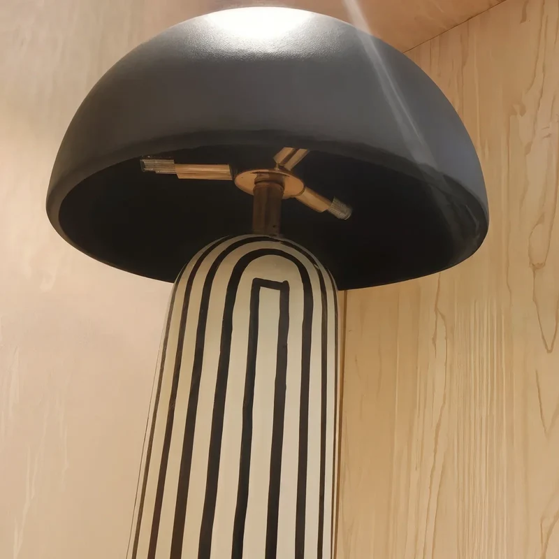 Aurora Stripe Ambient LED Desk Lamp For Bedside And Living Areas By Euroselle