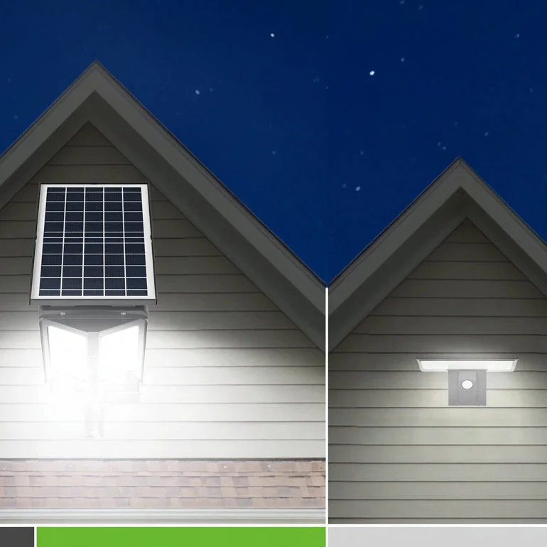 Euroselle Outdoor Solar LED Spotlight 12000 With Motion Detection And Remote