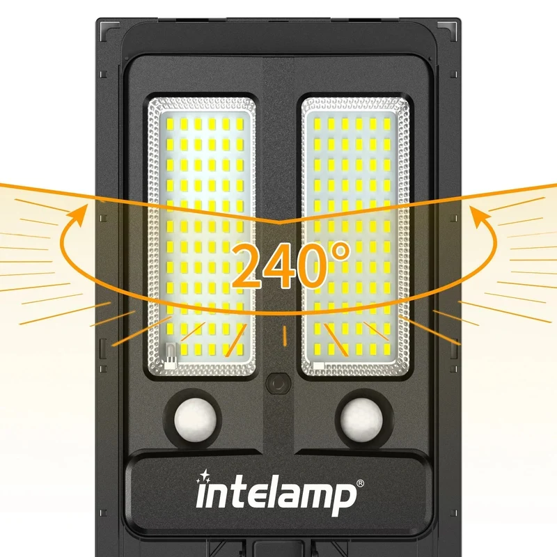 Euroselle Outdoor Solar LED Spotlight 12000 With Motion Detection And Remote