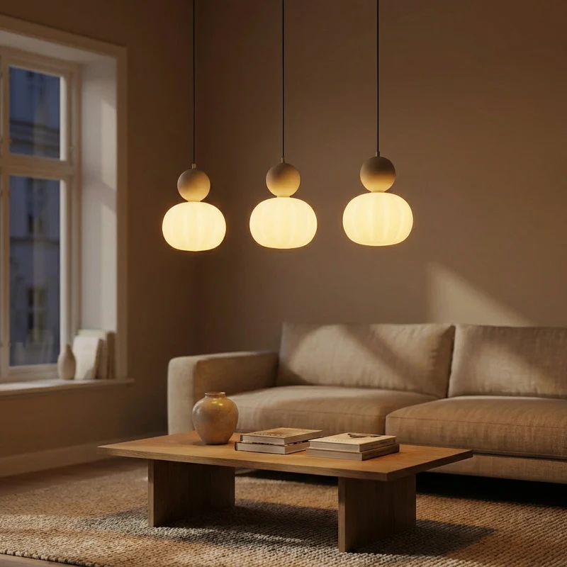 LumaNova Geometric Pendant Light For Modern Interiors By Euroselle
