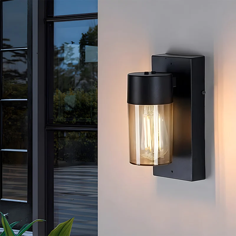 Euroselle Outdoor Wall Lamp Aluminum Waterproof Modern Design