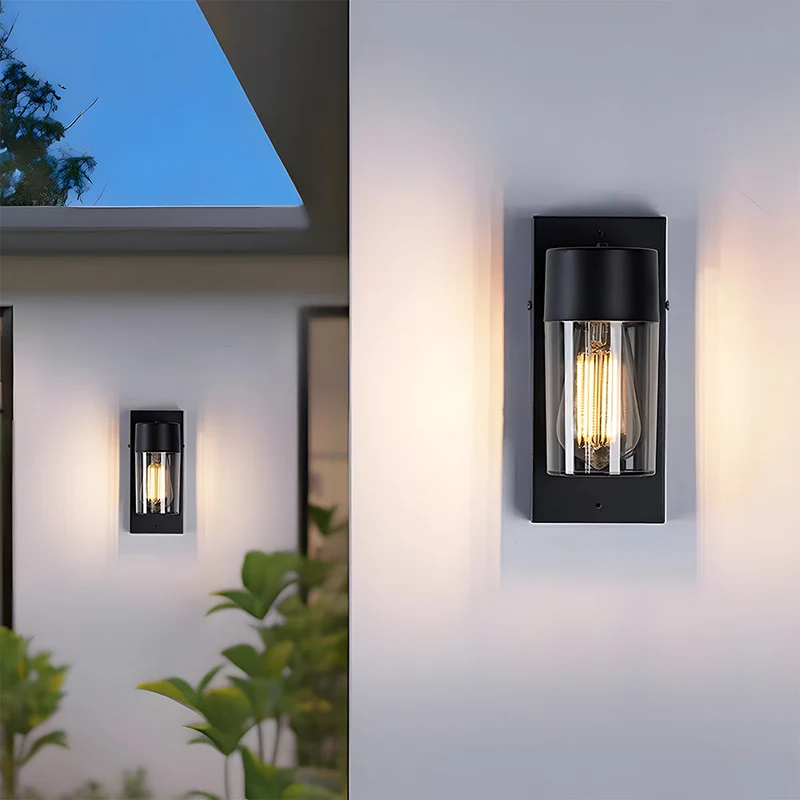 Euroselle Outdoor Wall Lamp Aluminum Waterproof Modern Design