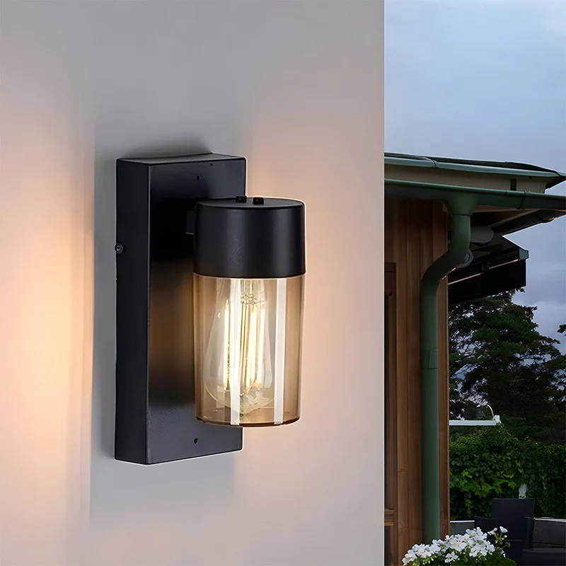 Euroselle Outdoor Wall Lamp Aluminum Waterproof Modern Design