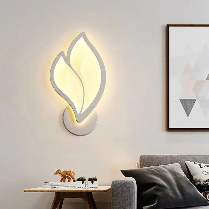 Euroselle Wall Sconce LED Light Fixture, Metal And Acrylic, Hardwired