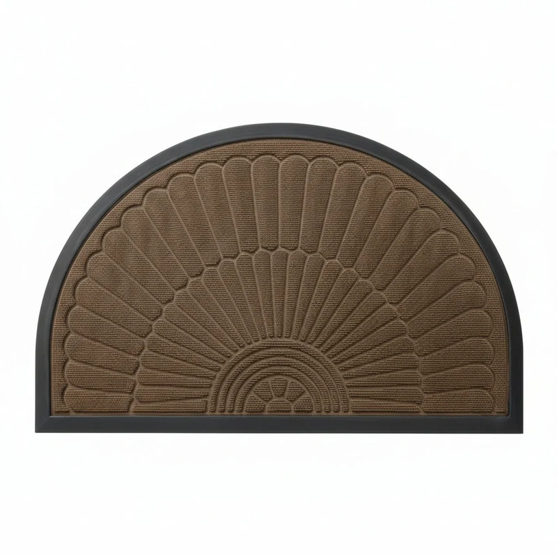 Euroselle Durable Low-Profile Entryway Mat for Front Door, Patio, and Garage