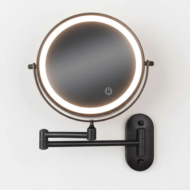 Euroselle LED Magnifying Mirror With Adjustable Lighting