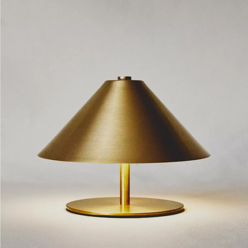 Euroselle Rechargeable Touch Table Lamp With 3W LED, 3 Color Modes And Touch Dimmer