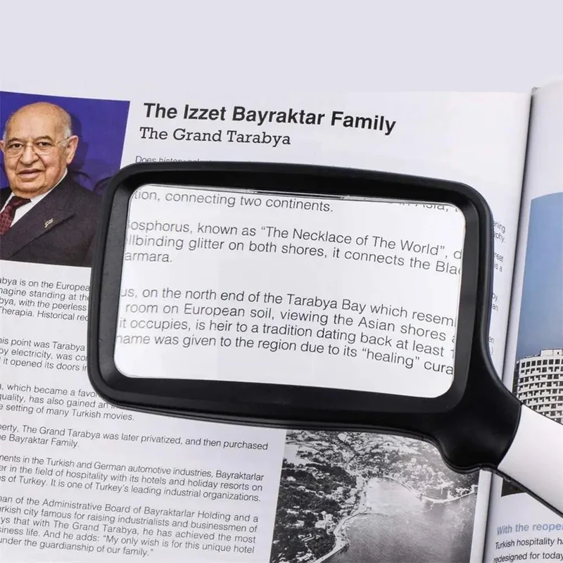 Euroselle Handheld Magnifier With 3x LED For Detailed Inspection
