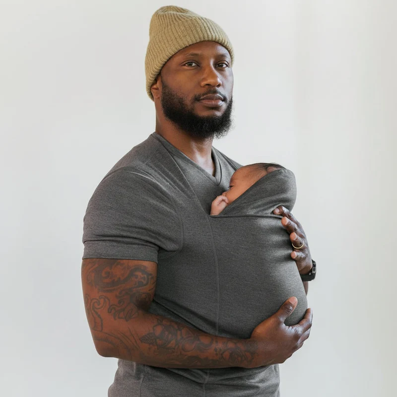 Innovative Babywearing Shirt for Effortless Parenting and Nursing - Euroselle