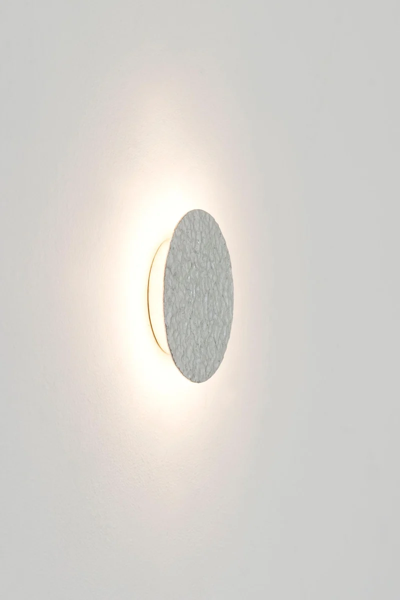 LED-Wandlampe Meteor Piccolissimo gehämmert Ø 19cm