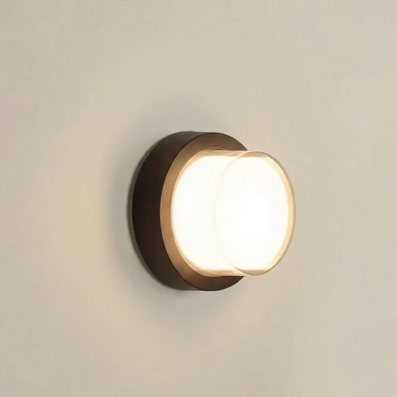 Euroselle Outdoor Wall Lamp 12W LED Waterproof IP65 ABS Exterior Light Fixture