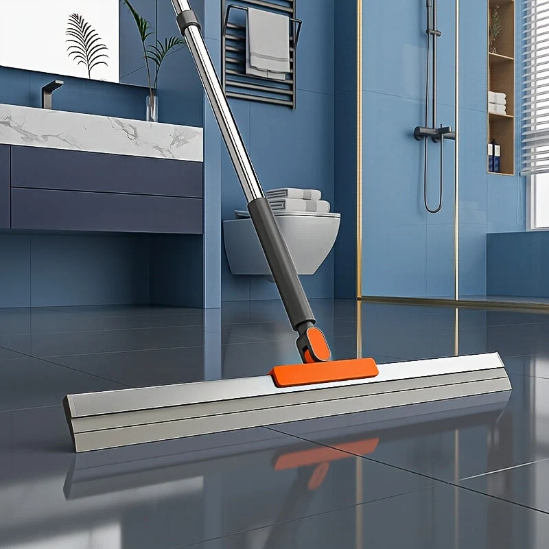Euroselle Water and Dust Scraper Broom for Bathrooms, Glass, and Floors
