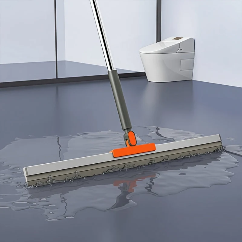 Euroselle Water and Dust Scraper Broom for Bathrooms, Glass, and Floors
