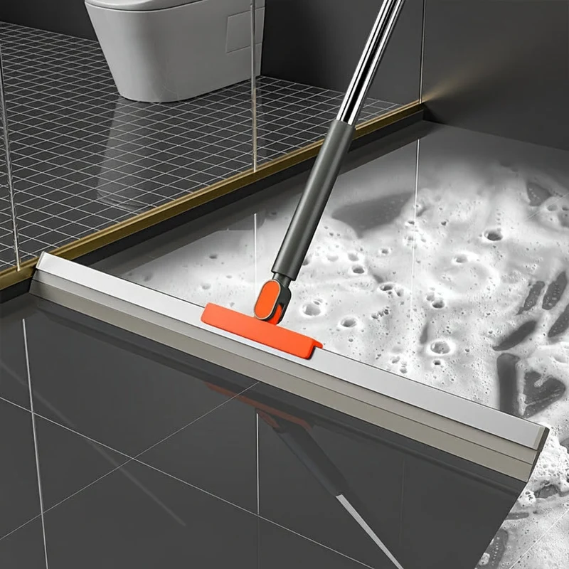 Euroselle Water and Dust Scraper Broom for Bathrooms, Glass, and Floors