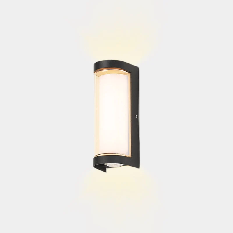 Euroselle Outdoor Wall Lamp LED IP65 Aluminum Weather Resistant Exterior Light