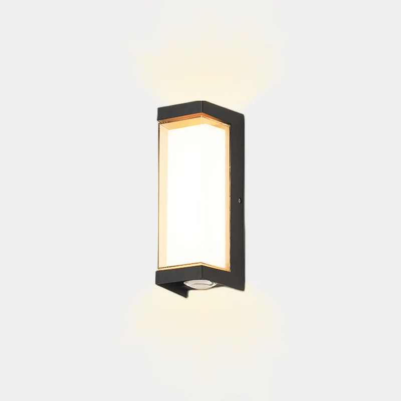 Euroselle Outdoor Wall Lamp LED IP65 Aluminum Weather Resistant Exterior Light