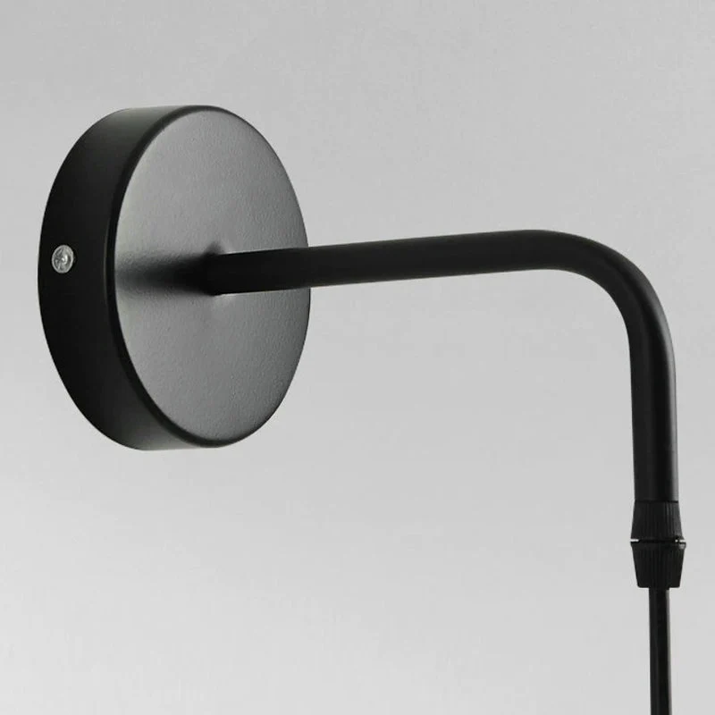 Euroselle Metal Adjustable Cord Wall Sconce Light Fixture