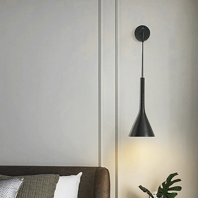 Euroselle Metal Adjustable Cord Wall Sconce Light Fixture