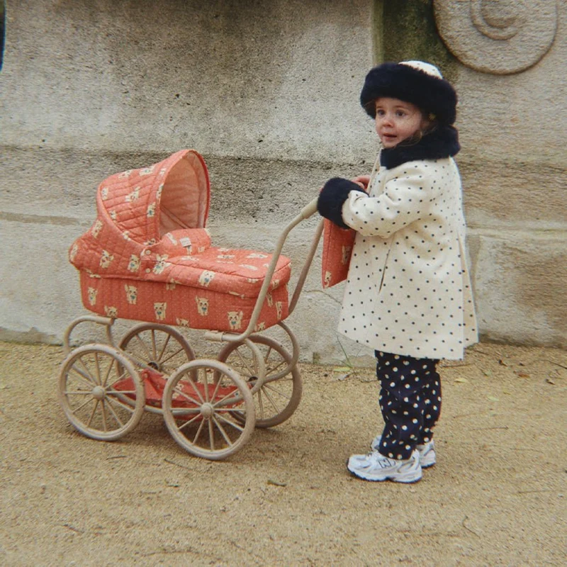 Minnie Puppenwagen in Ciao Miao Rose