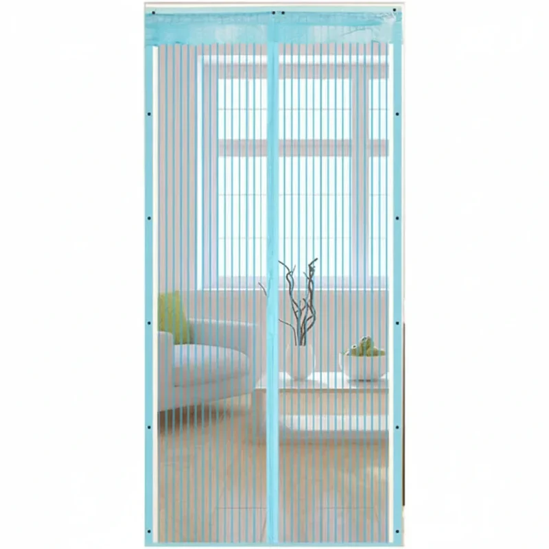 Euroselle Mosquito-Resistant Door Curtain With Touchless Passage 100x210 cm For Living Room Bedroom