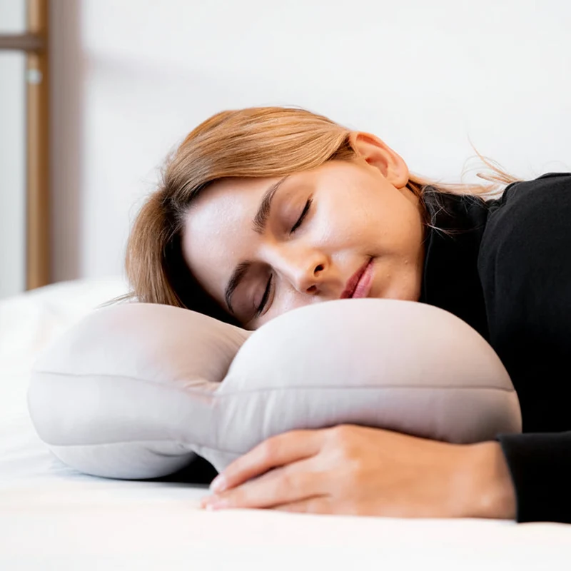 Euroselle Adaptive Pillow For Side Sleepers With Cooling Micro Airballs