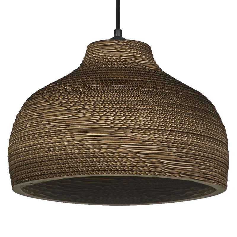 OSRAM DECOR Pendelleuchte Decor Cardboard Hat braun, E27