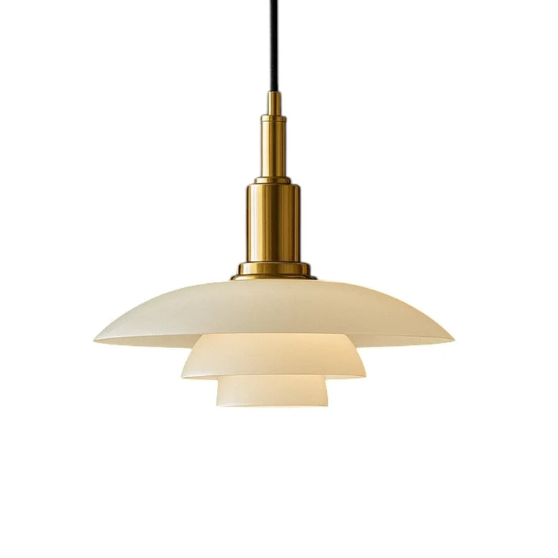 Nordell Glass and Metal Pendant Lamp for Scandinavian Tables