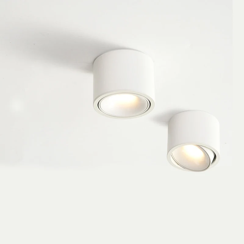 Euroselle Aluminum LED Ceiling Light With 30° Adjustable Tilt, 7W-12W