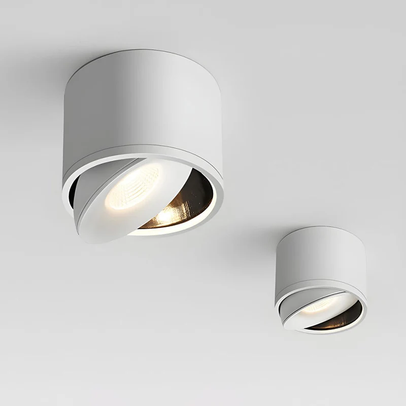 Euroselle Aluminum LED Ceiling Light With 30° Adjustable Tilt, 7W-12W