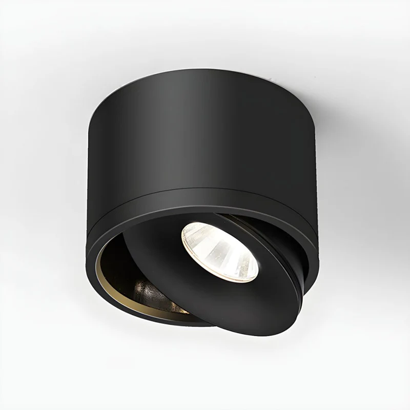 Euroselle Aluminum LED Ceiling Light With 30° Adjustable Tilt, 7W-12W