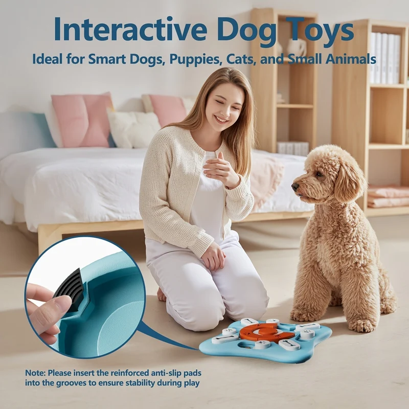 Euroselle Interactive IQ Puzzle Slow Feeder For Dogs