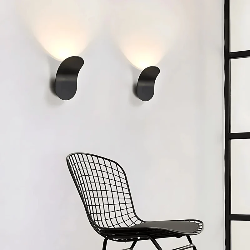Euroselle Brushed Metal Wall Light Sleek Minimalist Ambient Fixture
