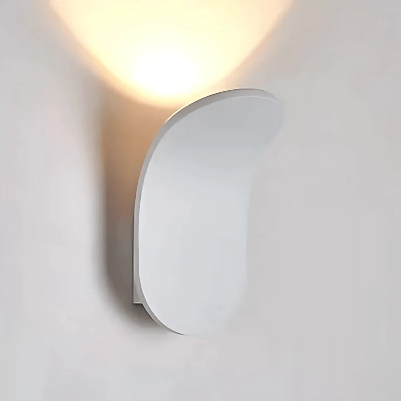 Euroselle Brushed Metal Wall Light Sleek Minimalist Ambient Fixture