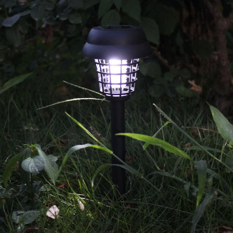 Euroselle Solar Mosquito Killer Lamp With IP65 Rating And LED Light Ground Mounted