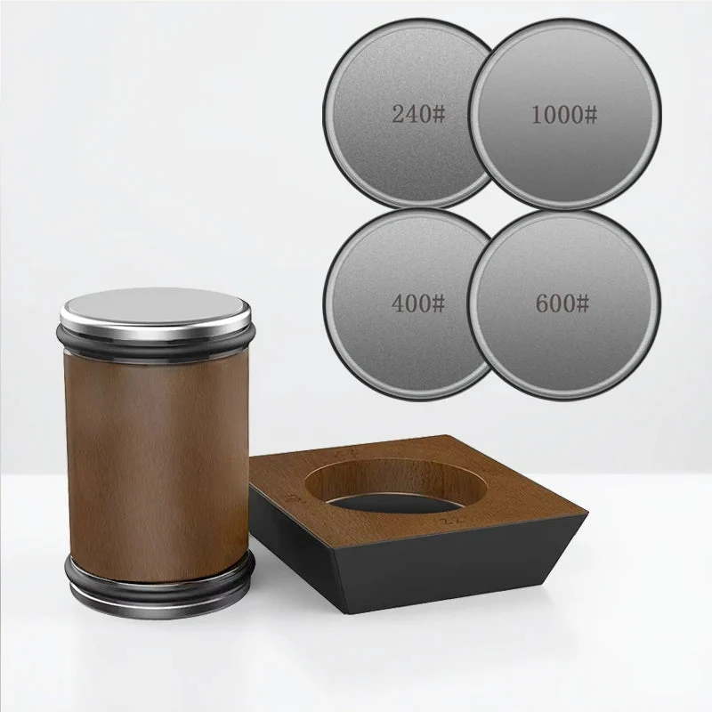Euroselle Precision Rolling Knife Sharpening System With Diamond Grinder And Wooden Base