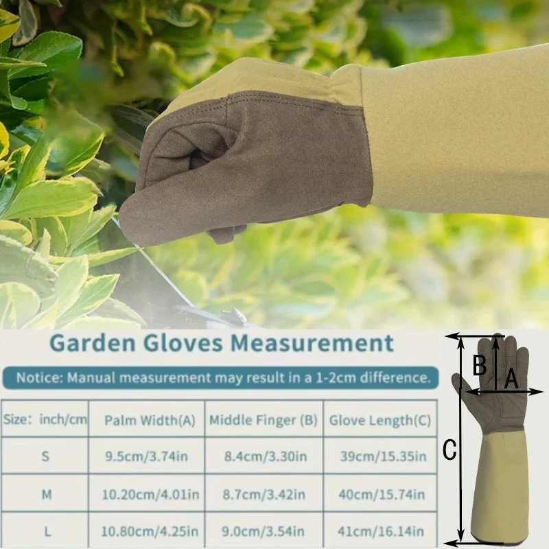 Euroselle Women's Thorn-Resistant Breathable Gardening Gloves