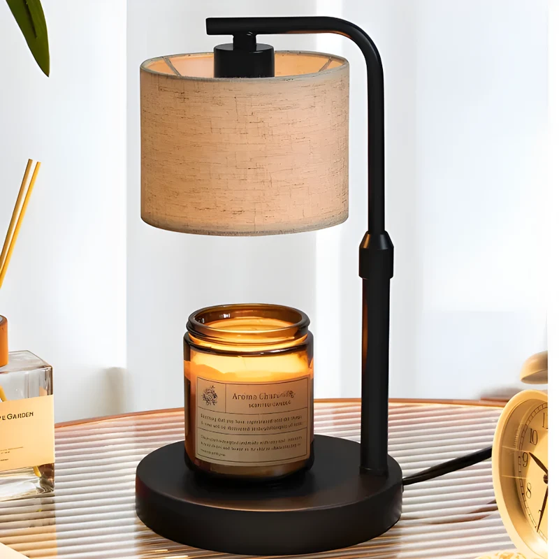 Euroselle Candle Warmer Lamp Flameless Fragrance With Timer And Adjustable Brightness