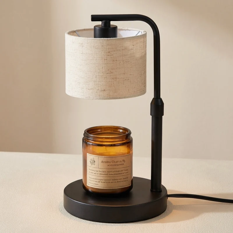 Euroselle Candle Warmer Lamp Flameless Fragrance With Timer And Adjustable Brightness