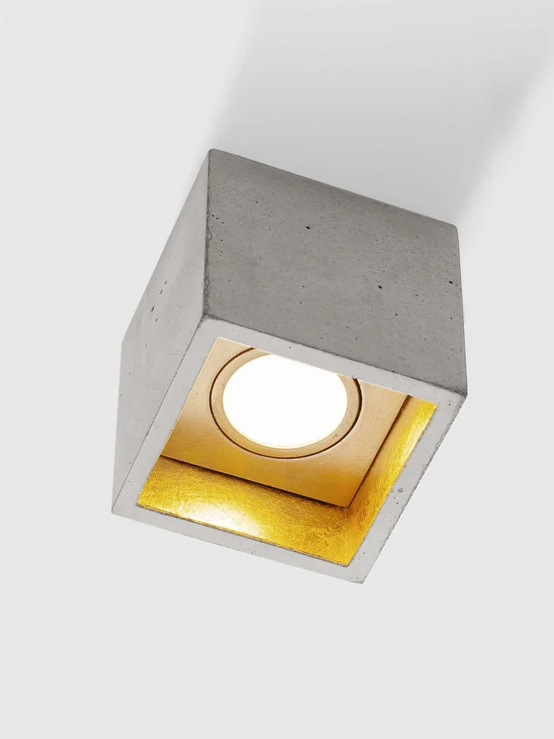 Gantlights B7 Deckenspot quadratisch dimmbar