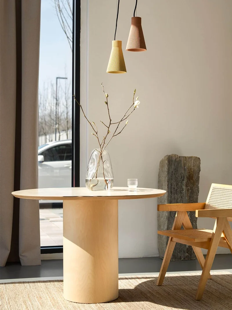 Gantlights S1 Beton Pendelleuchte geriffelt