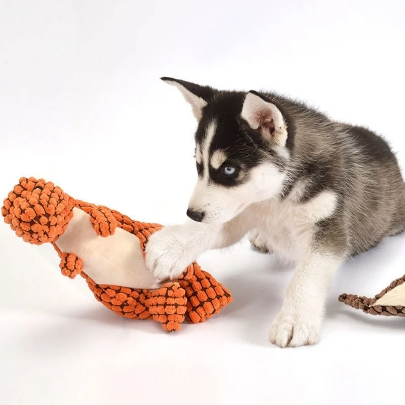 Euroselle Ultra-Resilient Plush Toy For Large Chewers, 35cm