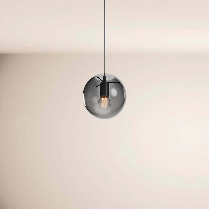 s.luce Orb Cluster Glas-Pendelleuchte 13-flammig 13x20cm