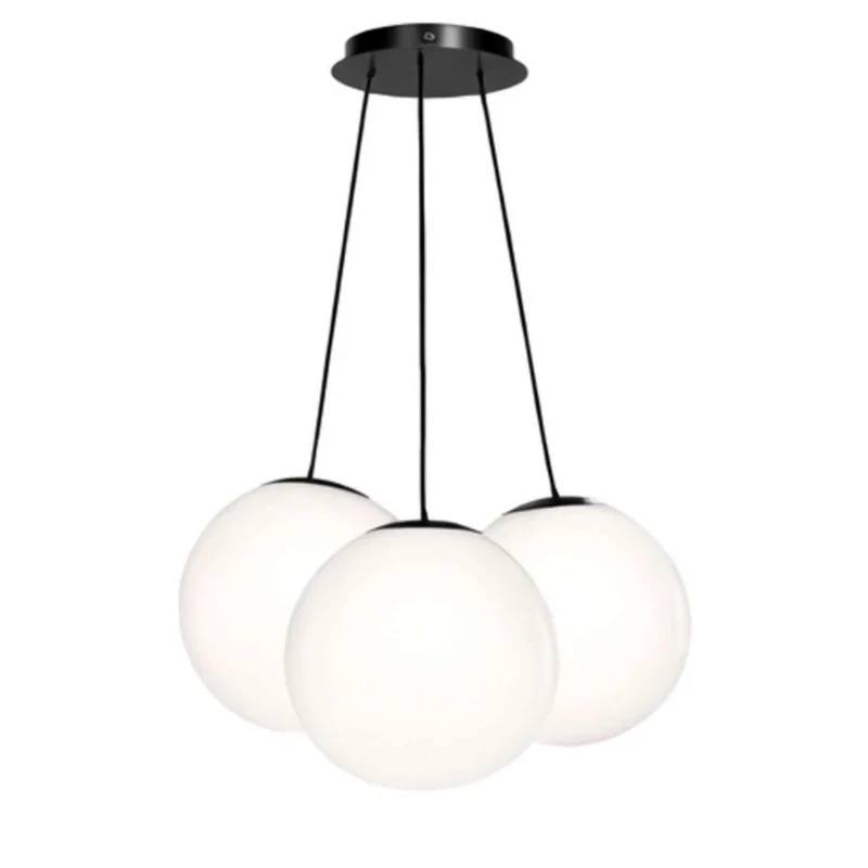 s.luce Orb Cluster Glas-Hängelampe 3-flammig 3x20cm