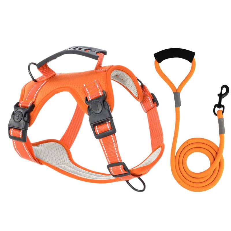 Euroselle Soft Padded No Pull Harness With Top Handle For Safety