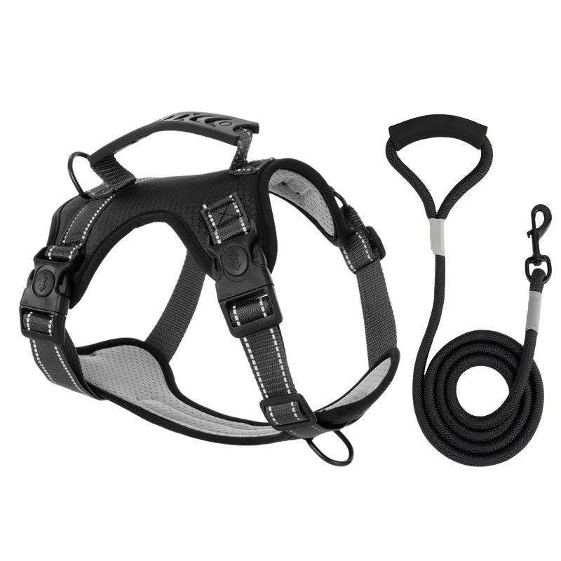 Euroselle Soft Padded No Pull Harness With Top Handle For Safety