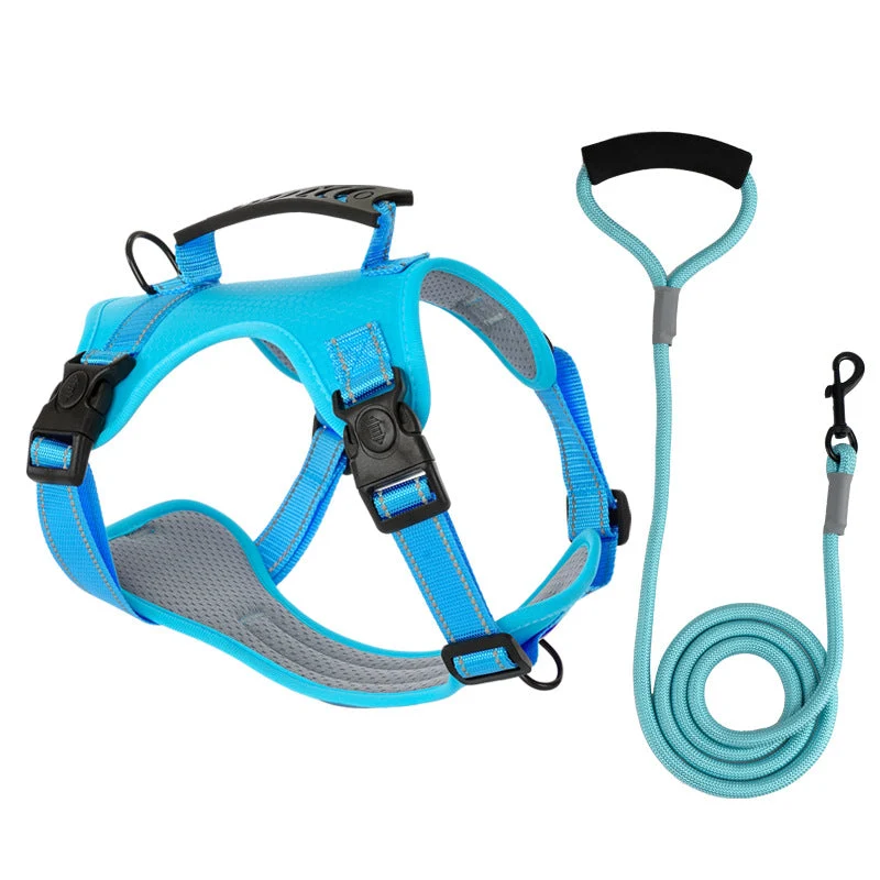 Euroselle Soft Padded No Pull Harness With Top Handle For Safety